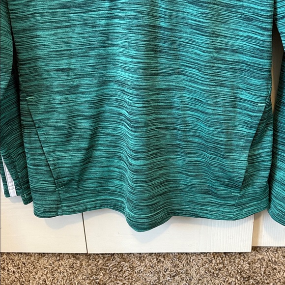 Adidas Teal Striped Hoodie with White Details - Picture 5 of 8